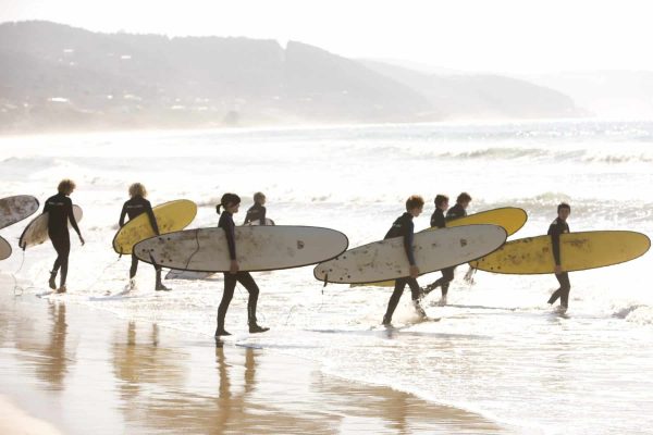 Lorne learn to surf